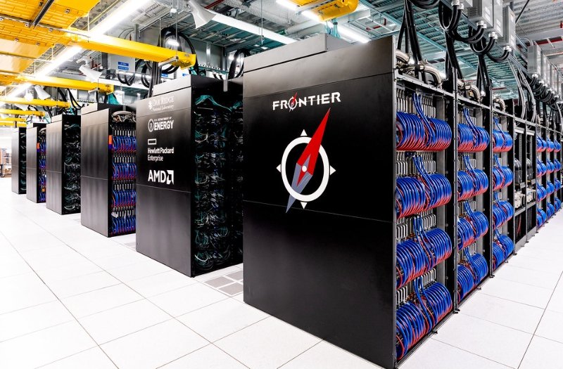 Frontier supercomputer