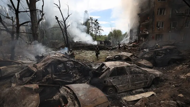 Ucrainienii spun că au doborât cinci rachete și 11 drone lansate de Rusia