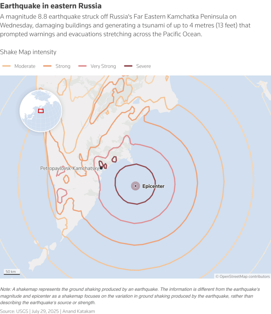 Mare cutremur în Kamceatka